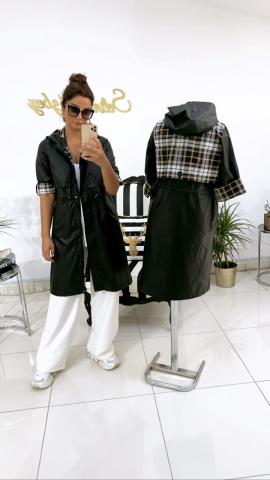 Feta Siyah Trench