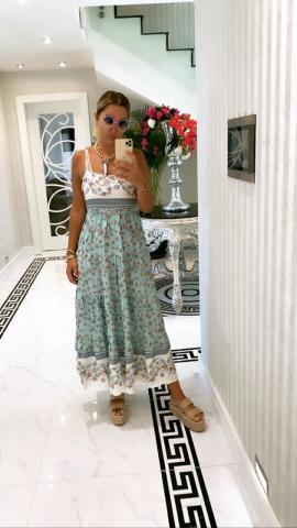 Milena Mint Elbise
