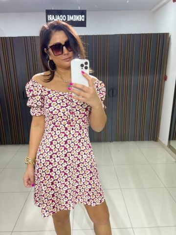 Noemi Kadın Pembe Mini Elbise