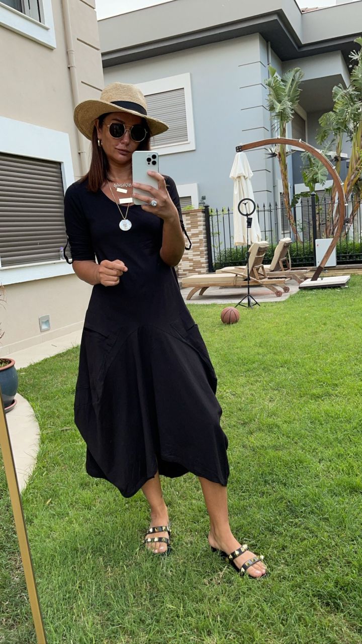 Bess Siyah Elbise