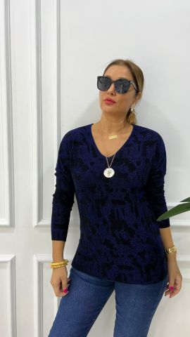 Benita Kadın Saks Triko
