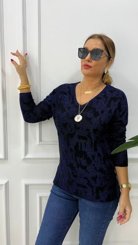 Benita Kadın Saks Triko