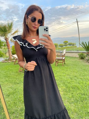 Fonk Siyah Elbise
