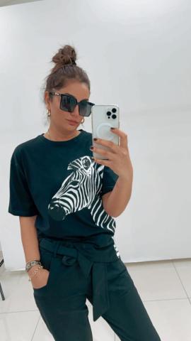 Steed Siyah T-shirt