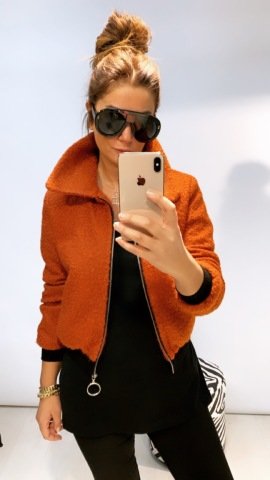 Tiela Kiremit Bomber Ceket