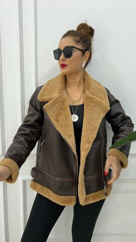 Aldona Kadın Kahve Mont