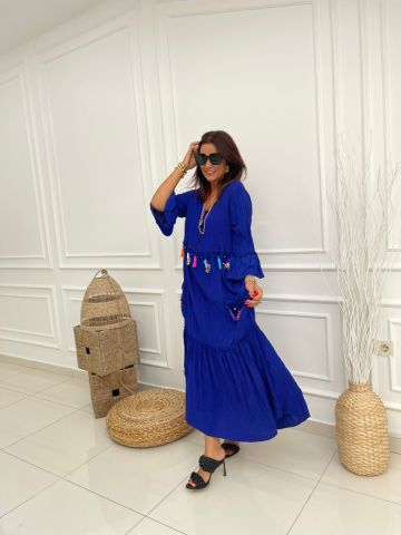 Karsu Saks Elbise