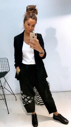 Combot Siyah Pantalon