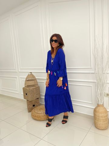 Karsu Saks Elbise