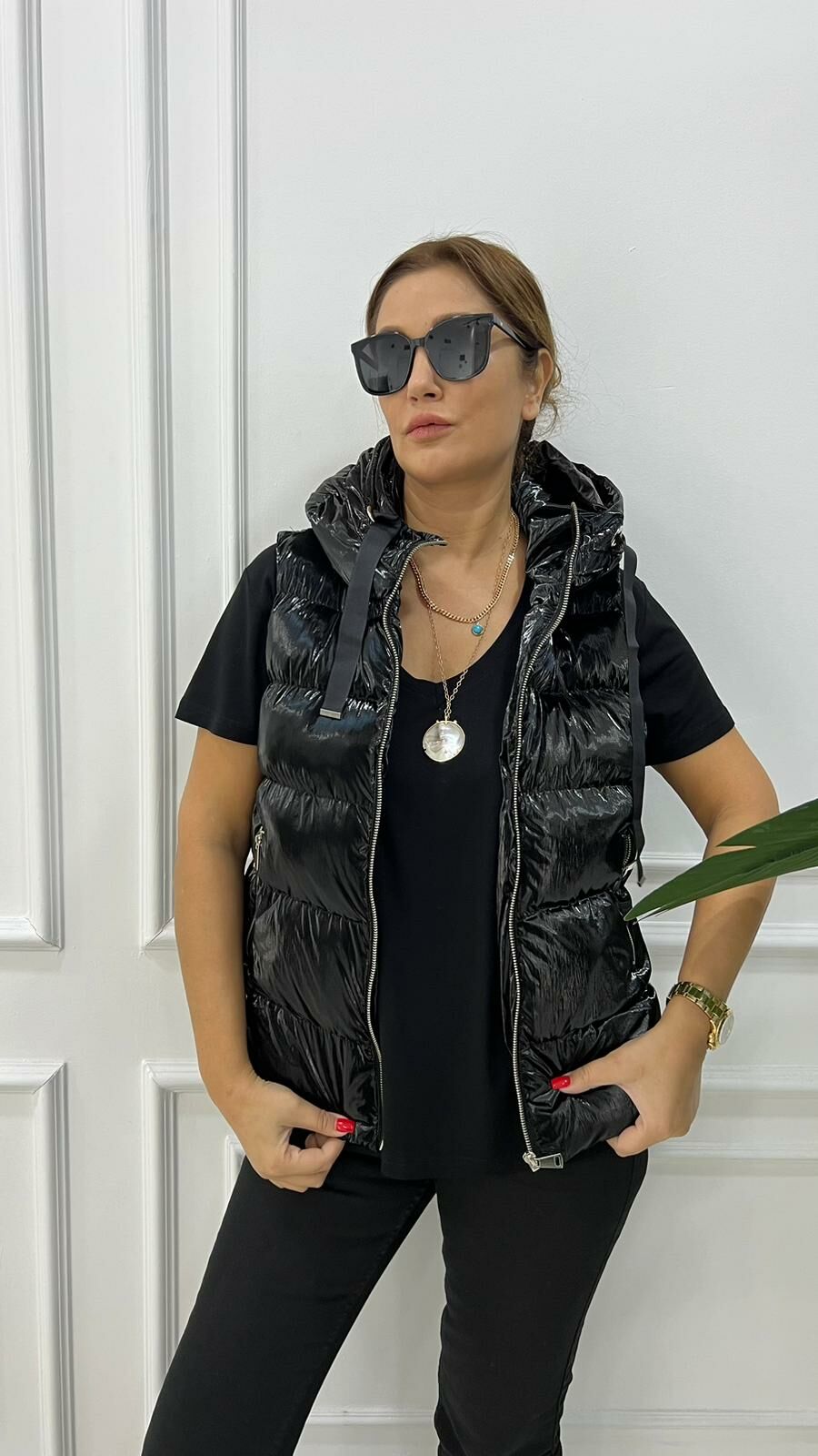 Lippa Kadın Siyah Yelek