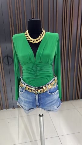 Abra Kadın Yeşil Bodysuit