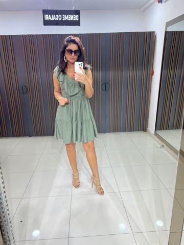 Sanvi Haki Elbise