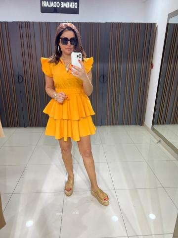 Divya Orange Elbise