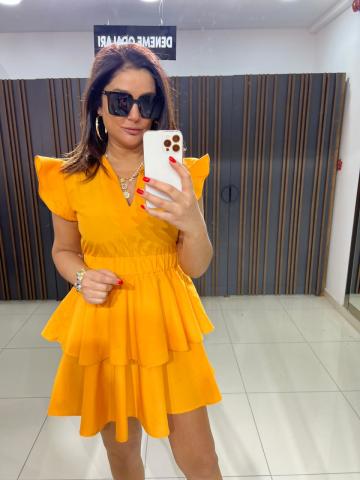 Divya Orange Elbise