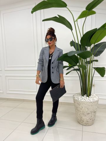 Nadia Antrasit Ceket