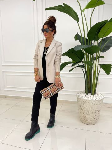 Nadia Bej Ceket