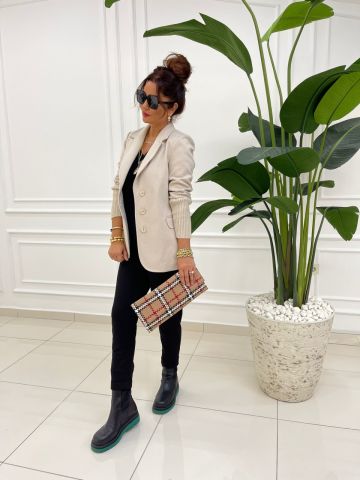 Nadia Bej Ceket