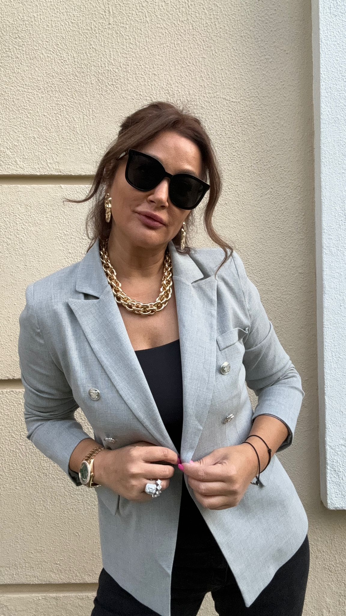 Alista Açık Gri Blazer