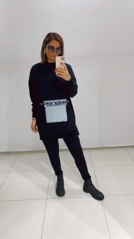 Spella Siyah Sweat
