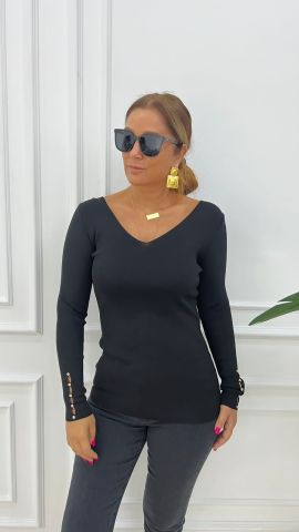 Lowen Kadın Siyah Triko