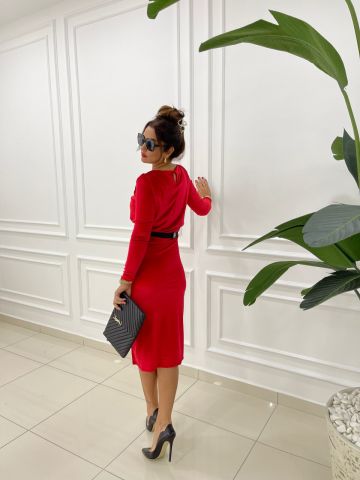 Gina Kırmızı Elbise