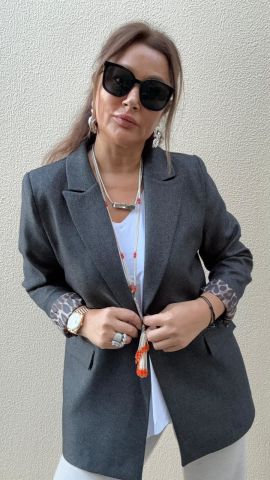 Rodes Koyu Füme Blazer