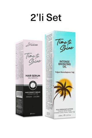 Saç Serum + Bronzlaştırıcı Yağ Seti