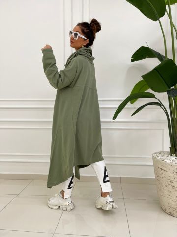 Arvilla Haki Sweat Tunik
