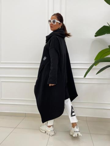 Arvilla Siyah Sweat Tunik
