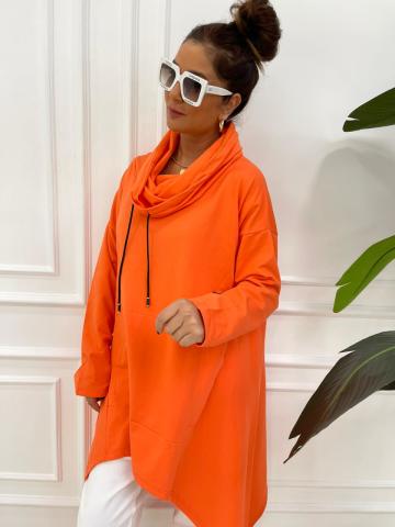 Arvilla Oranj Sweat Tunik