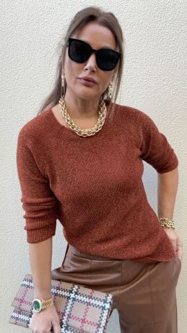 Swon Kadın Kiremit Triko