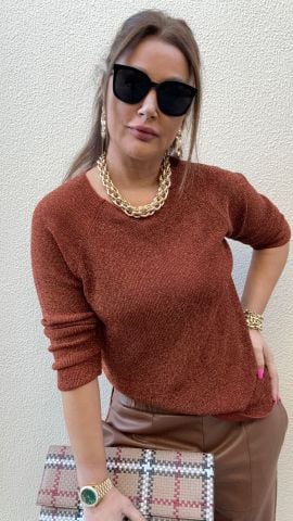 Swon Kadın Kiremit Triko
