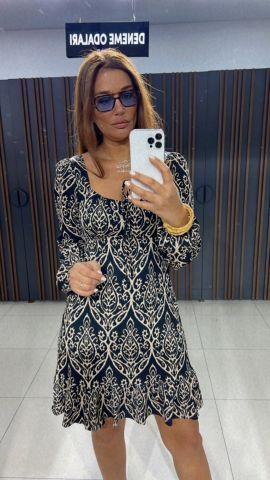 Fran Kahve Elbise
