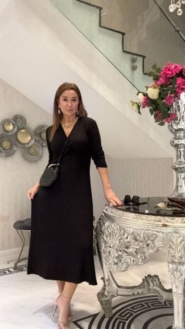 Lenva Siyah Elbise