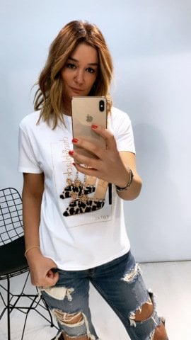 Total Beyaz T-shirt