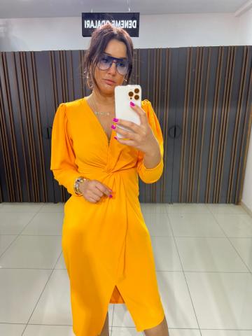Losso Orange Elbise