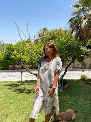 Lara Bej Elbise