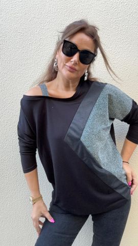 Marta Siyah Bluz