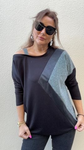Marta Siyah Bluz