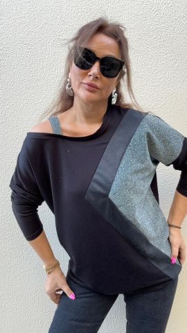Marta Siyah Bluz