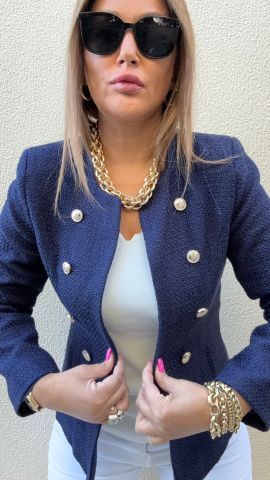 Celca Lacivert Blazer