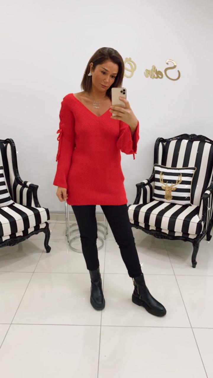 Sophi Kırmızı Kazak