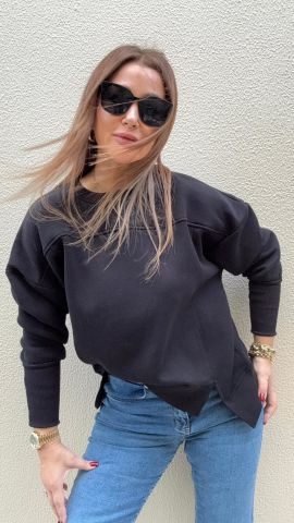 Mazel Siyah Sweatshirt