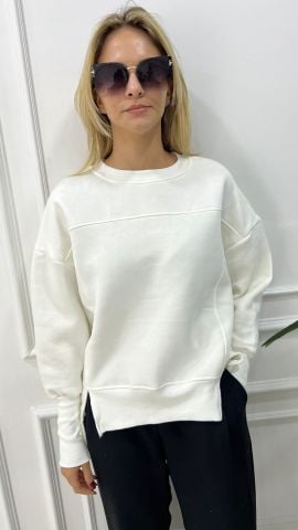 Mazel Ekru Sweatshirt