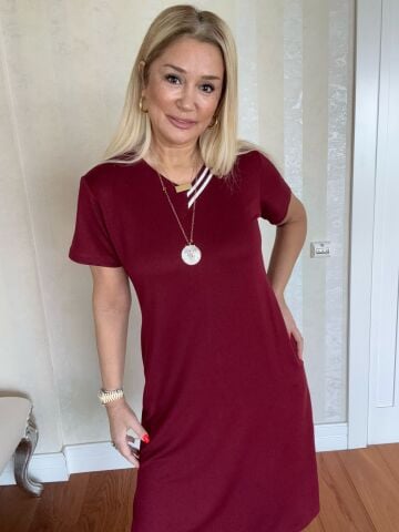 Carrie Bordo Elbise