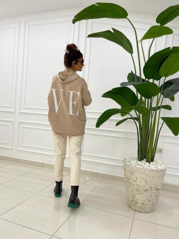 Love Camel Kapüşonlu Sweat