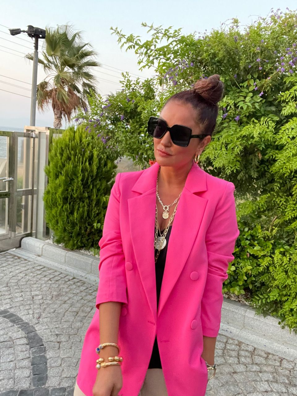 Punk Fuşya Blazer