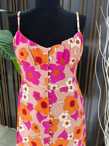 Ovis Orange Elbise