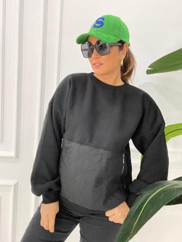 Marzio Siyah Sweat