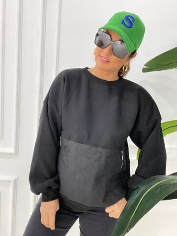 Marzio Siyah Sweat